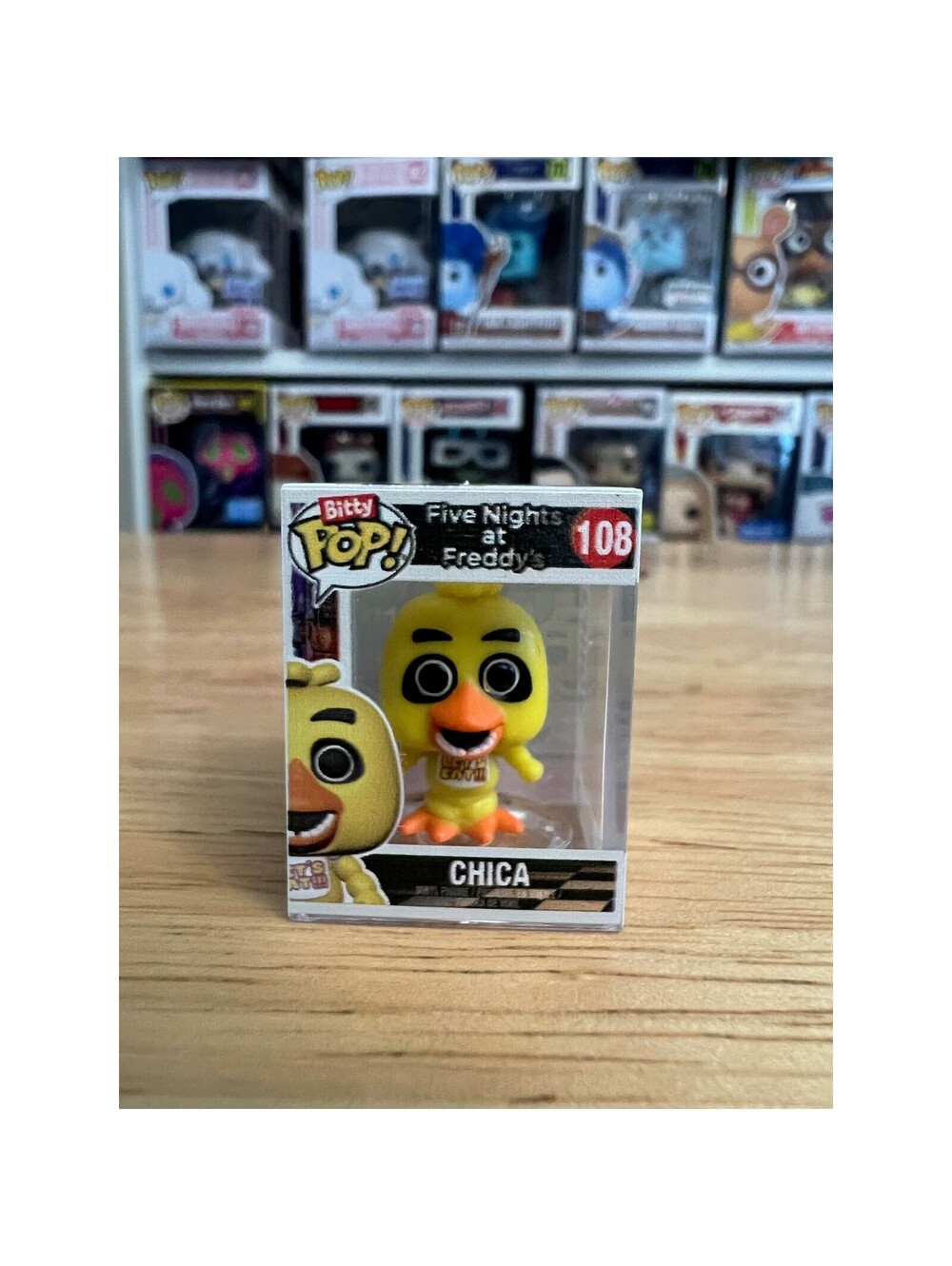 BITTY Chica Chicken Five Nights Freddy's 1-Inch Funko Pop #108 5NAF Horror Games
